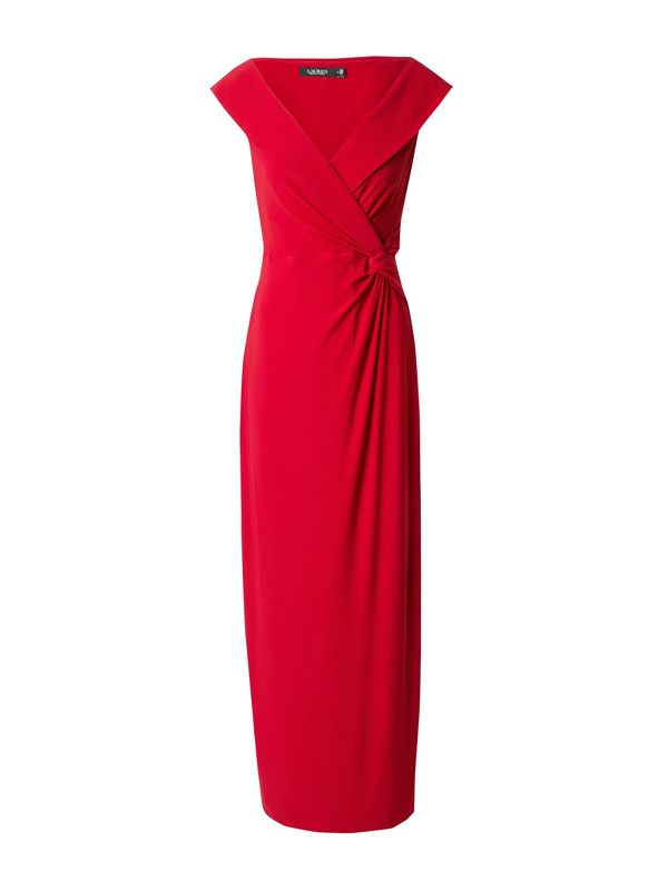 Lauren Ralph Lauren Lauren Ralph Lauren Večerna obleka 'LEONIDAS'  rdeča