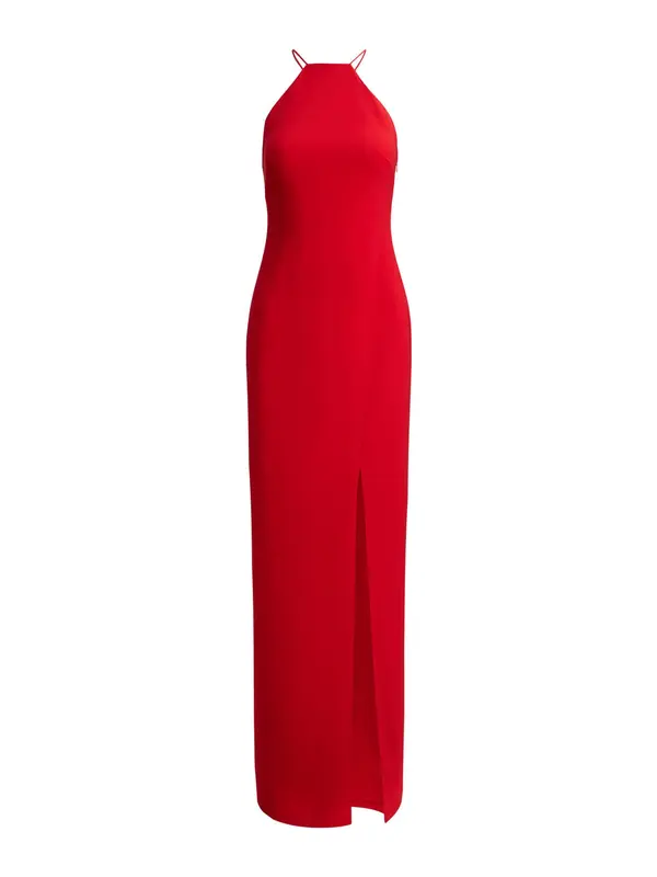 Lauren Ralph Lauren Lauren Ralph Lauren Večerna obleka  rdeča
