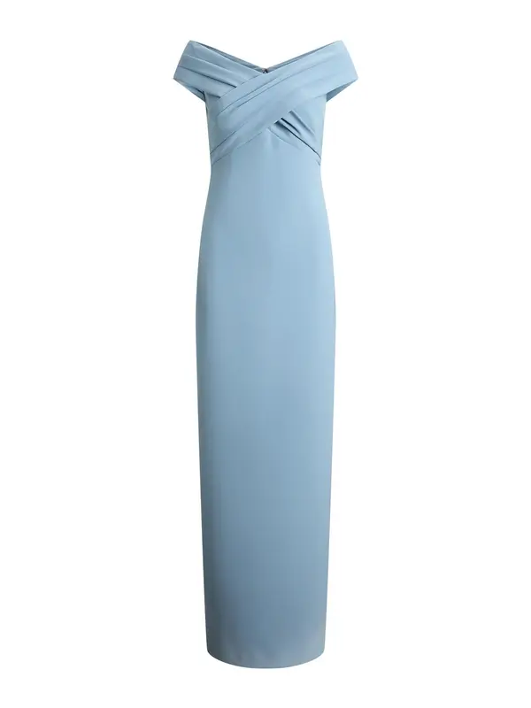 Lauren Ralph Lauren Lauren Ralph Lauren Večerna obleka  svetlo modra