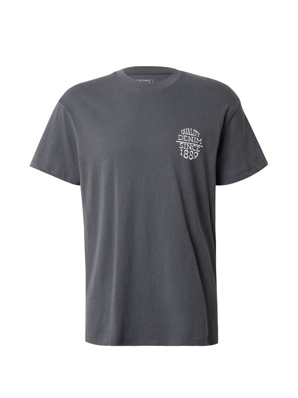 Lee Lee Majica  črn denim / bela