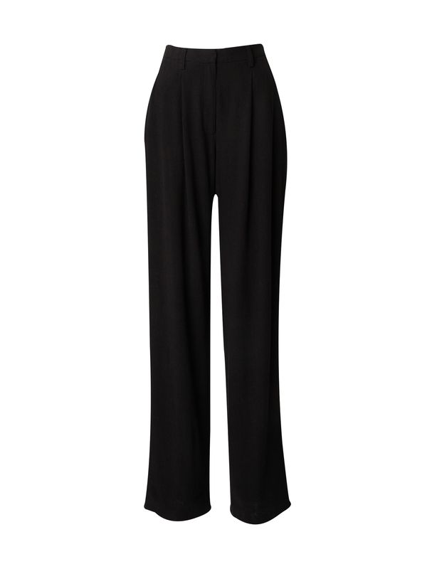 LeGer by Lena Gercke LeGer by Lena Gercke Hlače z naborki 'Thora Tall'  črna