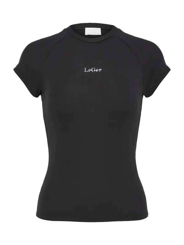 LeGer by Lena Gercke LeGer by Lena Gercke Majica 'Tayra'  črna / bela