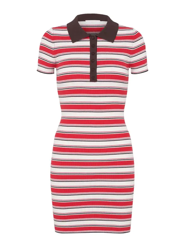 LeGer by Lena Gercke LeGer by Lena Gercke Obleka 'Elenia'  pastelno modra / temno rjava / rdeča / bela