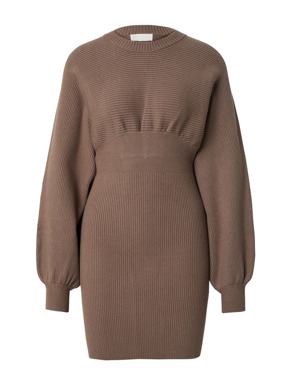 LeGer by Lena Gercke LeGer by Lena Gercke Pletena obleka 'Camille'  pikčasto rjava