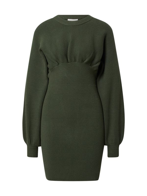 LeGer by Lena Gercke LeGer by Lena Gercke Pletena obleka 'Camille'  temno zelena