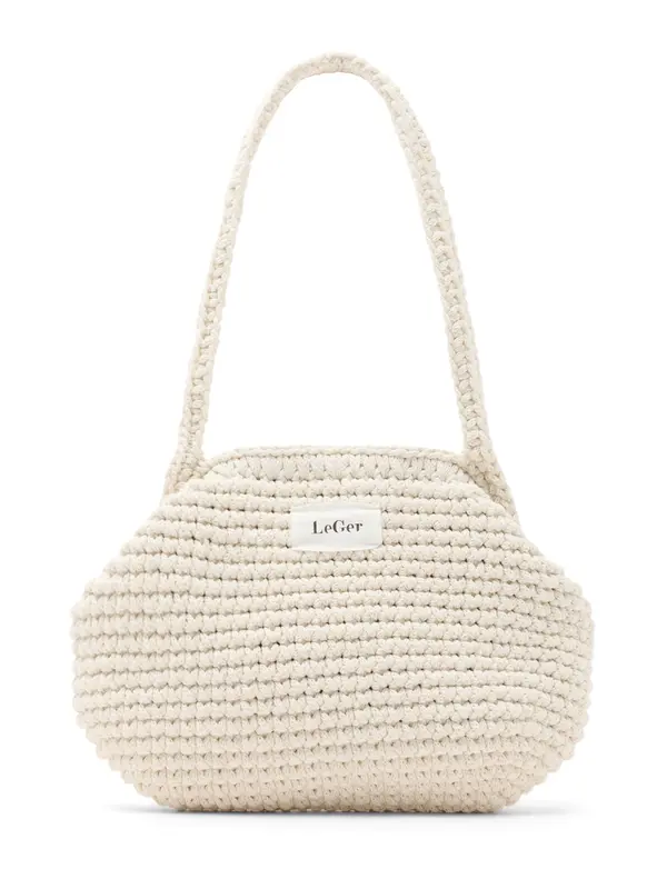 LeGer by Lena Gercke LeGer by Lena Gercke Torba za čez ramo 'Perle'  volneno bela