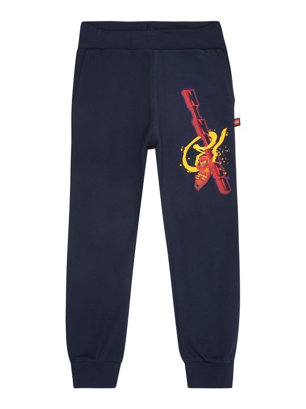 LEGO® kidswear LEGO® kidswear Hlače 'PASI 102'  temno modra / rumena / lila / rdeča