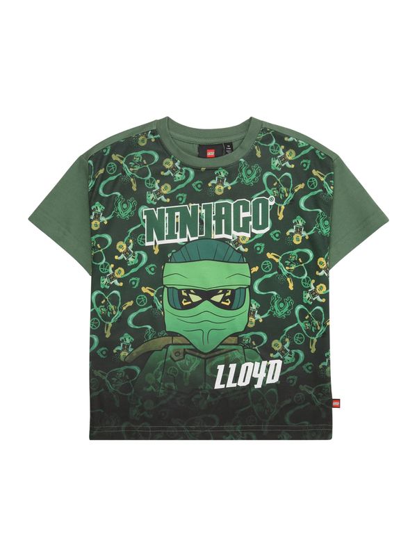 LEGO® kidswear LEGO® kidswear Majica 'LWTAFFY 118'  rumena / zelena / kaki / off-bela