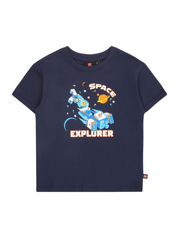 LEGO® kidswear LEGO® kidswear Majica 'TAFFY 104'  svetlo modra / temno modra / oranžna / bela