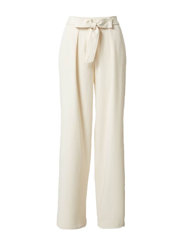 LENI KLUM x ABOUT YOU LENI KLUM x ABOUT YOU Hlače z naborki 'Isa'  off-bela