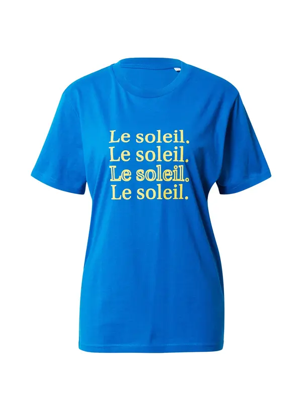 Les Petits Basics Les Petits Basics Majica 'Le soleil'  modra / rumena
