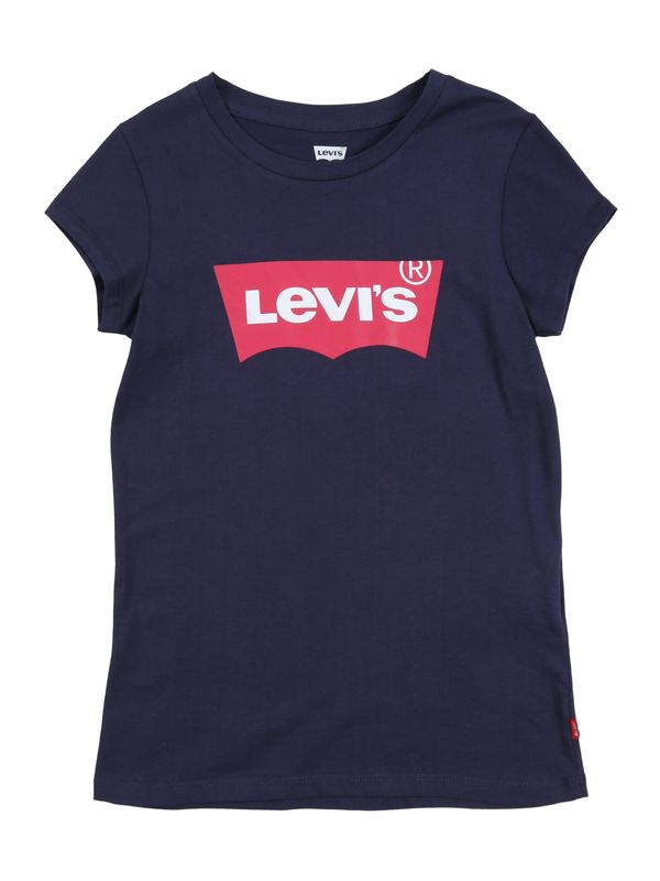 Levi's Kids Levi's Kids Majica 'Batwing'  mornarska / pitaja / bela