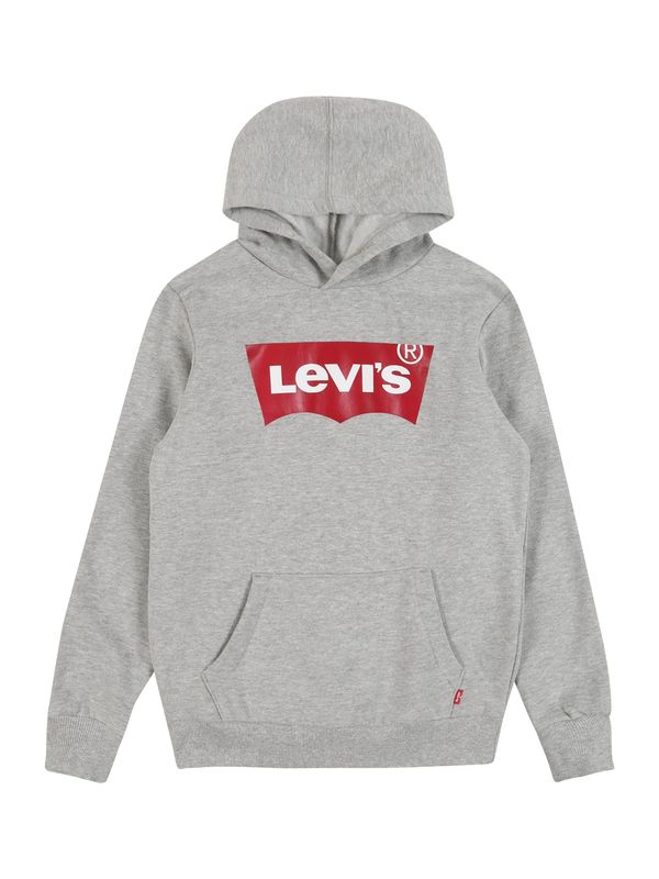 Levi's Kids Levi's Kids Majica 'Batwing'  pegasto siva / rdeča / bela