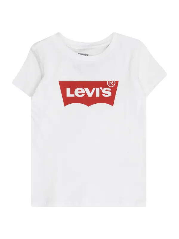 Levi's Kids Levi's Kids Majica 'Batwing'  rdeča / bela