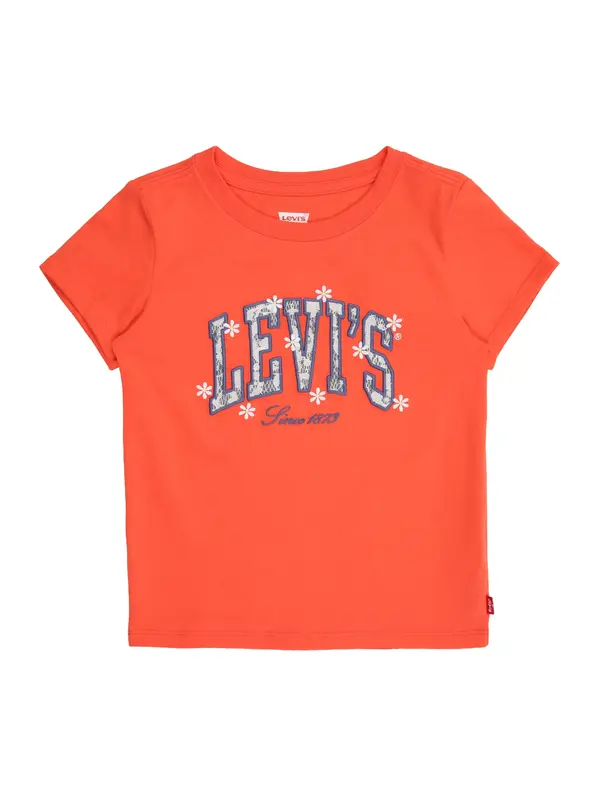 Levi's Kids Levi's Kids Majica  modra / temno oranžna / bela
