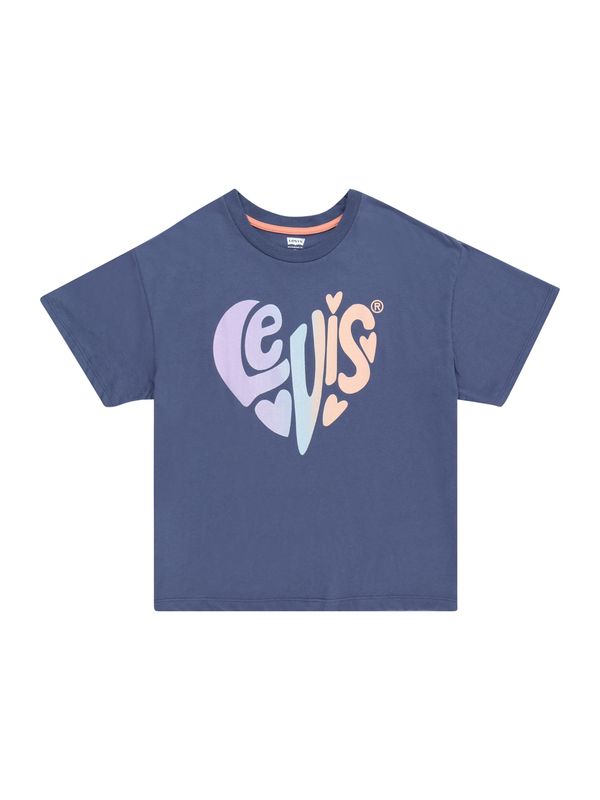 Levi's Kids Levi's Kids Majica  mornarska / svetlo modra / pastelno lila / marelica