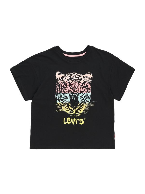 Levi's Kids Levi's Kids Majica  rumena / žad / roza / črna