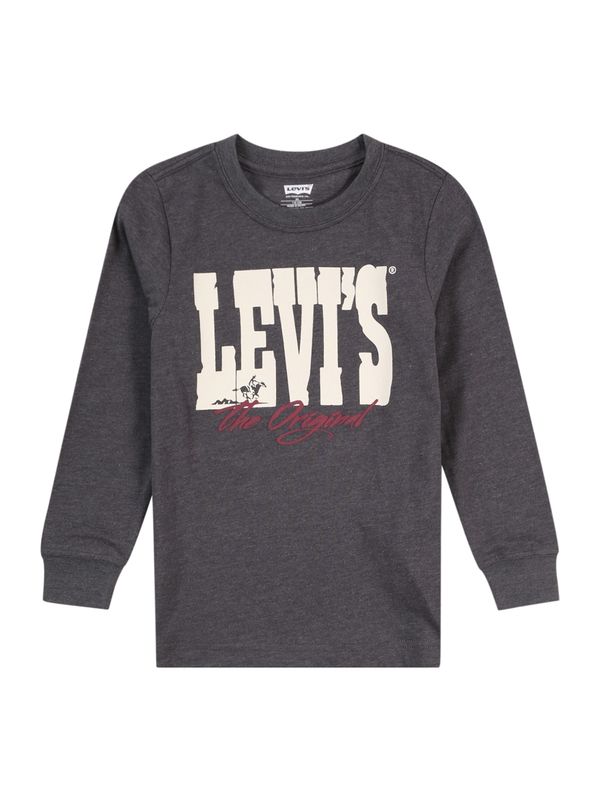 Levi's Kids Levi's Kids Majica  svetlo bež / antracit / češnjevo rdeča