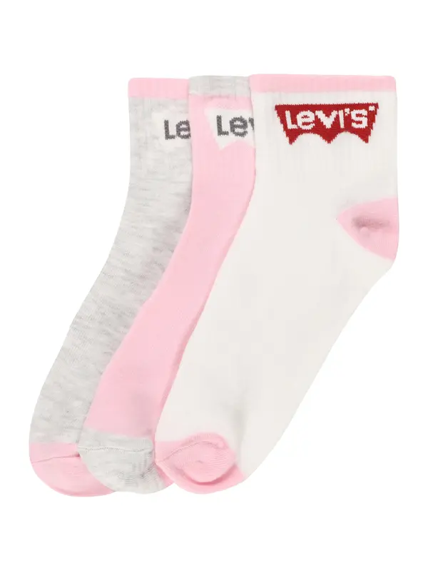 Levi's Kids Levi's Kids Nogavice 'BATWING'  siva / roza / bela