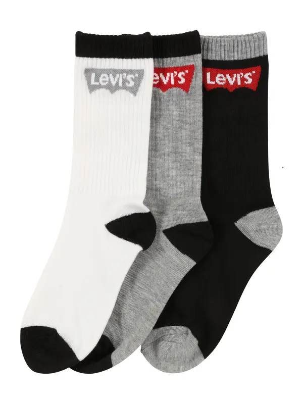 Levi's Kids Levi's Kids Nogavice  siva / rdeča / črna / bela