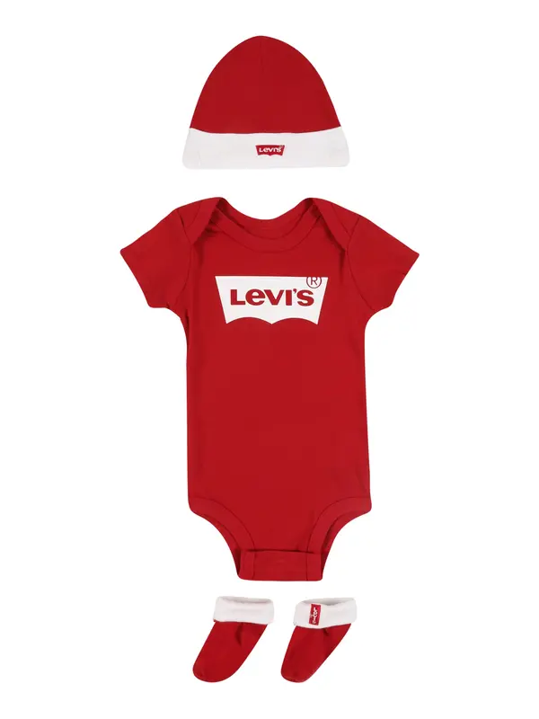 Levi's Kids Levi's Kids Pajac/bodi 'Classic'  rdeča / bela