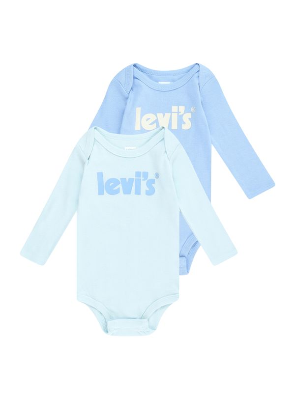 Levi's Kids Levi's Kids Pajac/bodi  pastelno modra / svetlo modra / bela