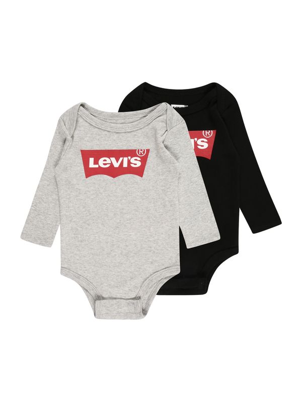 Levi's Kids Levi's Kids Pajac/bodi  siva / krvavo rdeča / črna / bela