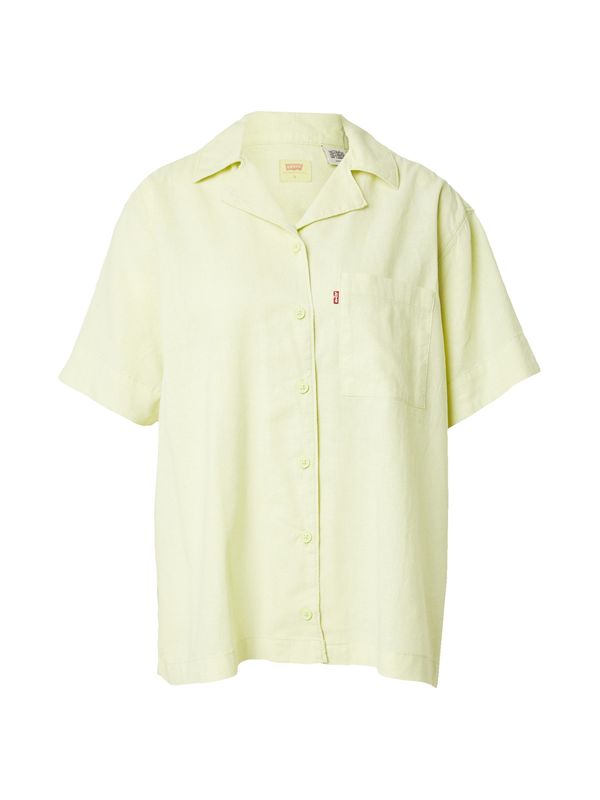 LEVI'S ® LEVI'S ® Bluza 'Ari Short Sleeve Resort Shirt'  rumena / rdeča