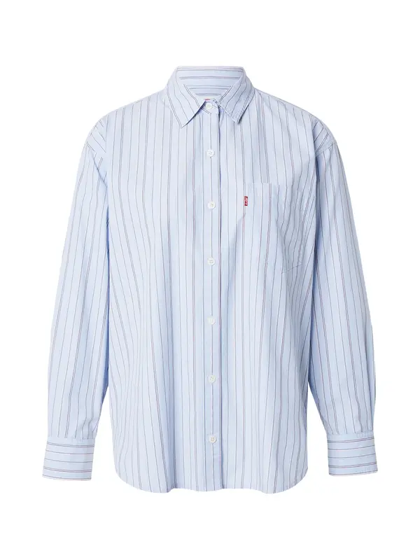 LEVI'S ® LEVI'S ® Bluza 'Harlie'  mornarska / svetlo modra / rosé / temno rdeča