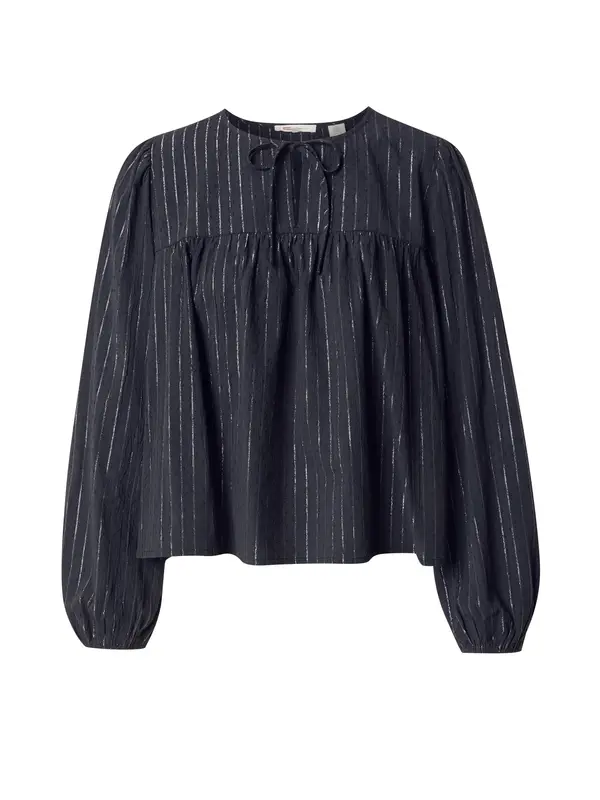LEVI'S ® LEVI'S ® Bluza 'JOSEPHINE'  črna / srebrna