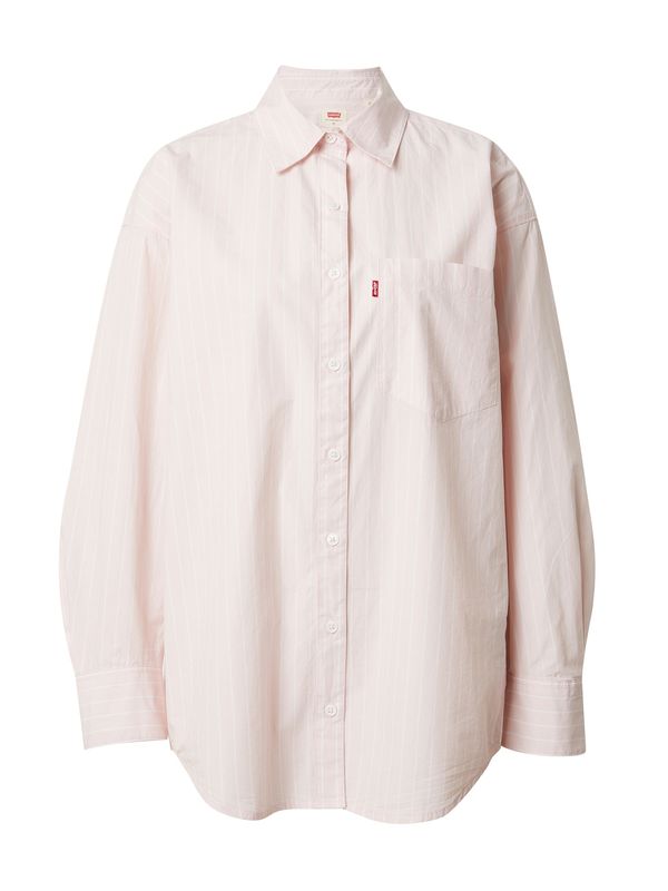 LEVI'S ® LEVI'S ® Bluza 'Lola Shirt'  roza / rdeča / bela