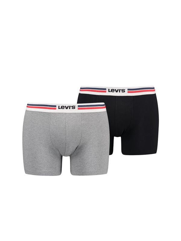 LEVI'S ® LEVI'S ® Boksarice  pegasto siva / rdeča / črna / bela