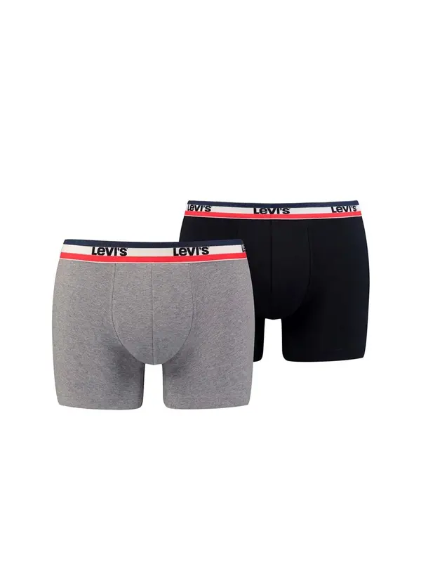 LEVI'S ® LEVI'S ® Boksarice  pegasto siva / živo rdeča / črna / bela