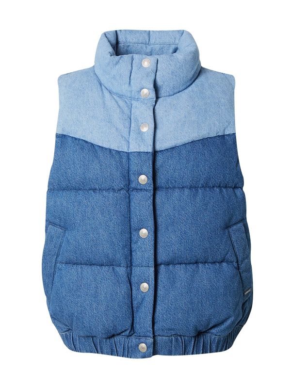 LEVI'S ® LEVI'S ® Brezrokavnik 'Juno Western Puffer Vest'  moder denim / svetlo modra