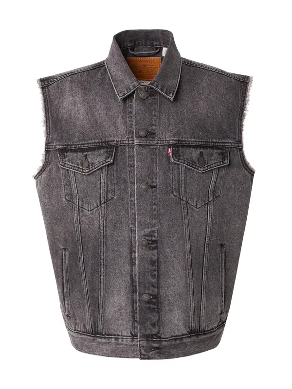 LEVI'S ® LEVI'S ® Brezrokavnik 'Relaxed Trucker Vest'  pegasto črna