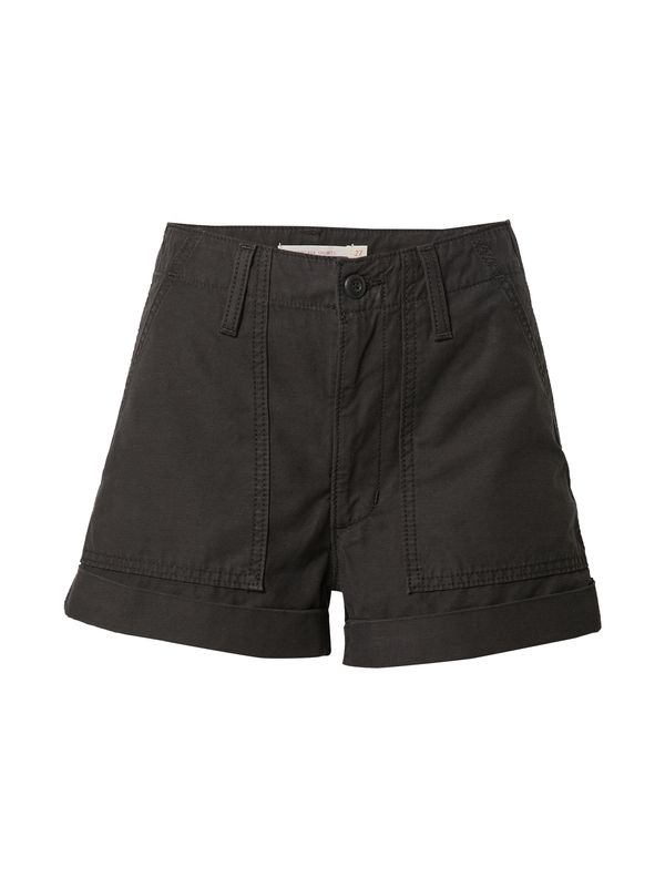 LEVI'S ® LEVI'S ® Hlače 'Ribcage Utility Short'  črna