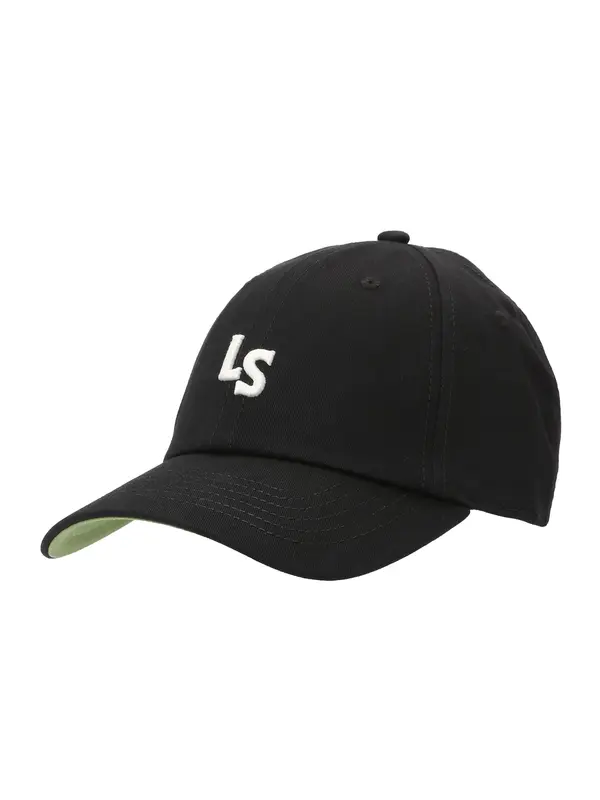 LEVI'S ® LEVI'S ® Kapa 'Monogram Cap'  črna / bela
