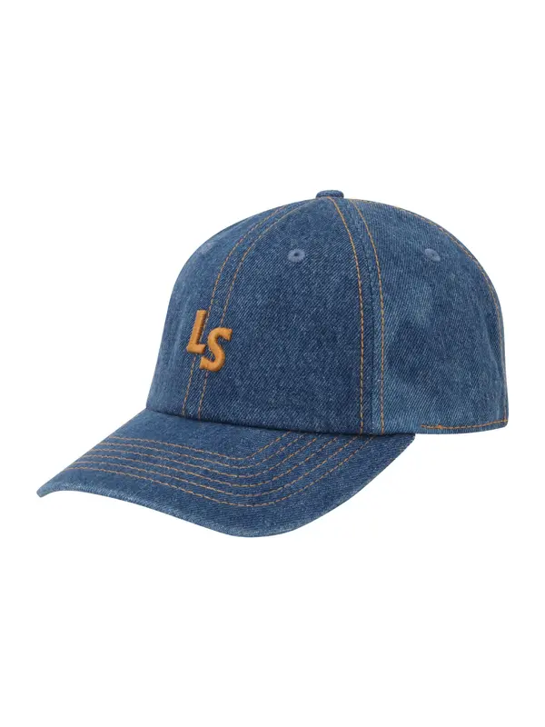 LEVI'S ® LEVI'S ® Kapa 'Monogram Cap'  moder denim / temno rumena