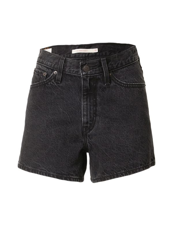 LEVI'S ® LEVI'S ® Kavbojke '80s Mom Short'  črn denim