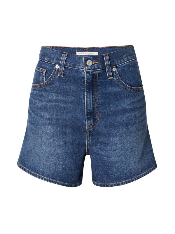 LEVI'S ® LEVI'S ® Kavbojke 'High Waisted Mom Short'  temno modra