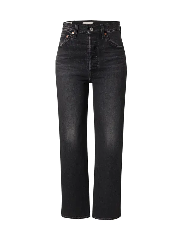 LEVI'S ® LEVI'S ® Kavbojke 'Ribcage'  črn denim