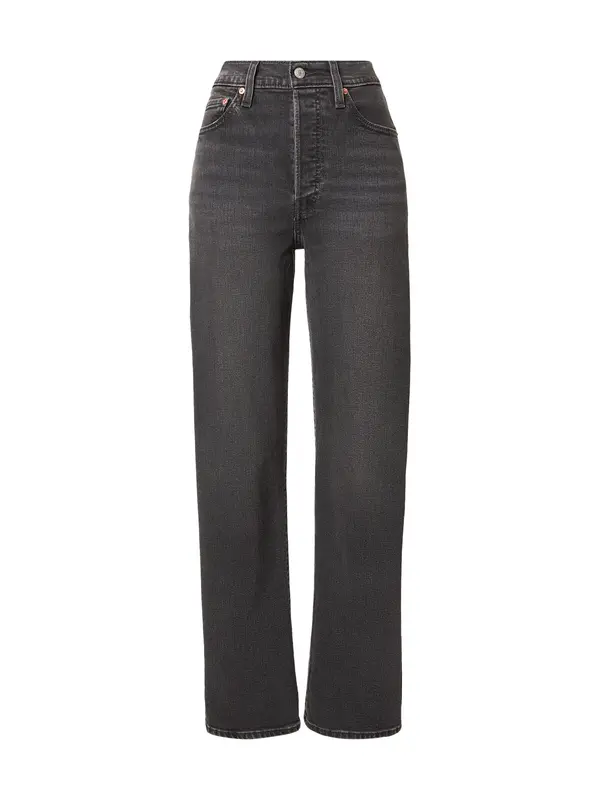 LEVI'S ® LEVI'S ® Kavbojke 'RIBCAGE FULL LENGTH'  črn denim
