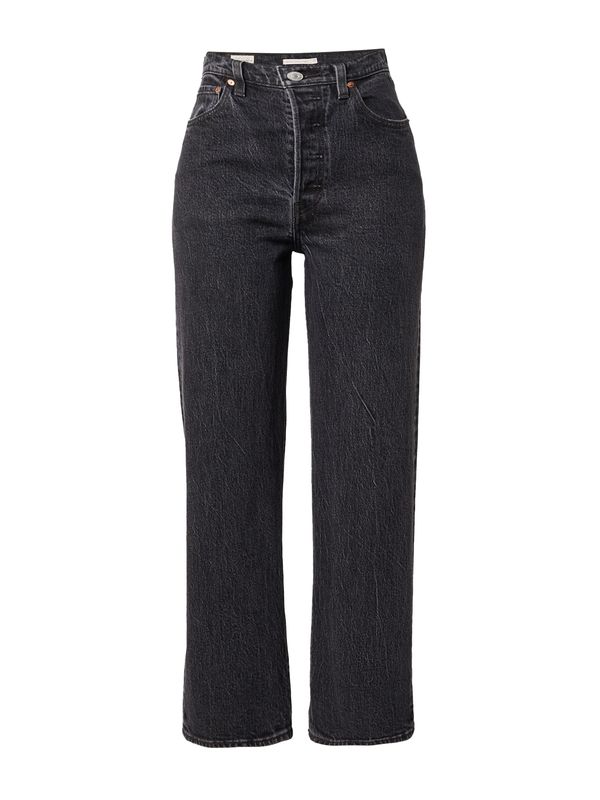 LEVI'S ® LEVI'S ® Kavbojke 'Ribcage Straight Ankle'  črn denim