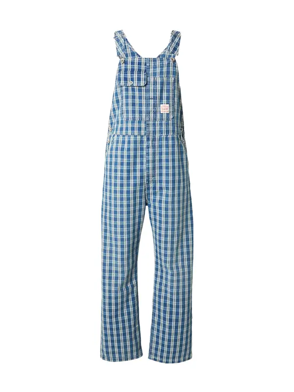LEVI'S ® LEVI'S ® Kavbojke z naramnicami 'Loose Lightweight Overalls'  moder denim / svetlo modra / off-bela
