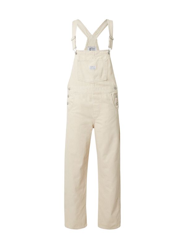 LEVI'S ® LEVI'S ® Kavbojke z naramnicami 'Vintage Overall'  bež / bela