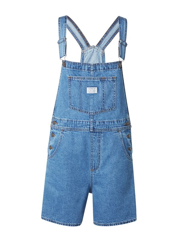 LEVI'S ® LEVI'S ® Kavbojke z naramnicami 'Vintage Shortall'  moder denim / off-bela