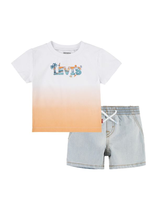 LEVI'S ® LEVI'S ® Komplet  modra / moder denim / oranžna / bela