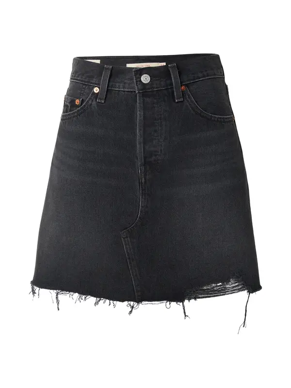 LEVI'S ® LEVI'S ® Krilo 'Deconstructed Skirt'  črn denim