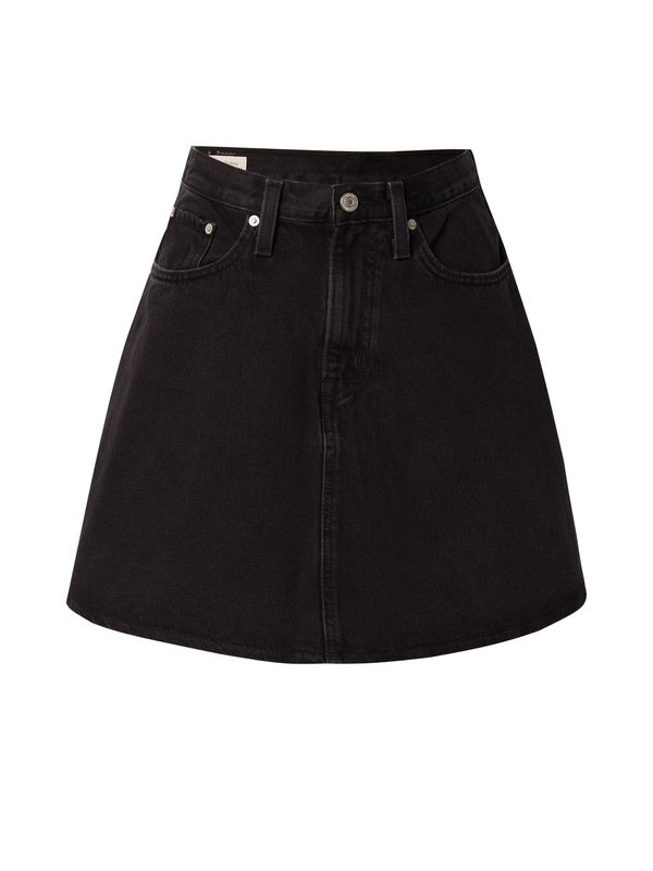 LEVI'S ® LEVI'S ® Krilo 'Mini Flounce Skirt'  črn denim