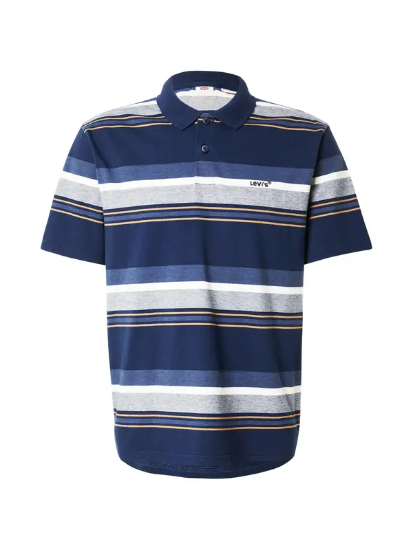 LEVI'S ® LEVI'S ® Majica 'Authentic'  temno modra / progasto modra / svetlo oranžna / bela